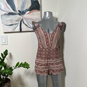 Bohemian Print Romper